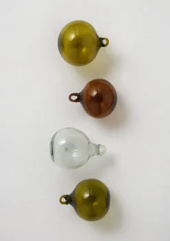 TOAST Glass|Christmas Decorations*Hand Blown Glass Bauble Set