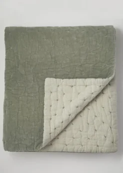 TOAST Textiles|Blankets & Throws*Hand Quilted Velvet Throw