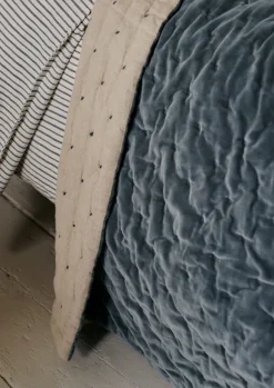 TOAST Textiles|Blankets & Throws*Hand Quilted Velvet Throw