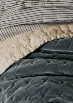 TOAST Textiles|Blankets & Throws*Hand Quilted Velvet Throw