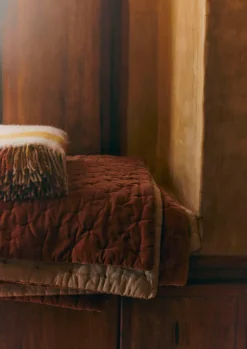 TOAST Textiles|Blankets & Throws*Hand Quilted Velvet Throw