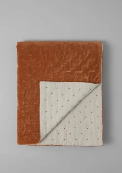 TOAST Textiles|Blankets & Throws*Hand Quilted Velvet Throw