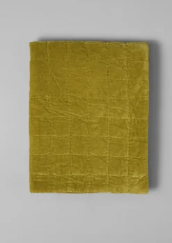 TOAST Textiles|Blankets & Throws*Hand Stitched Organic Velvet Quilt