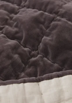 TOAST Textiles|Blankets & Throws*Hand Stitched Velvet Quilt