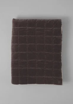 TOAST Textiles|Blankets & Throws*Hand Stitched Velvet Quilt