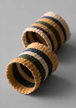 TOAST Textiles|Kitchen*Hand Woven Iraca Napkin Rings