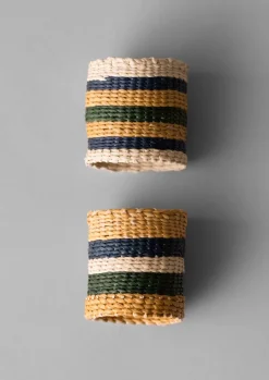 TOAST Textiles|Kitchen*Hand Woven Iraca Napkin Rings