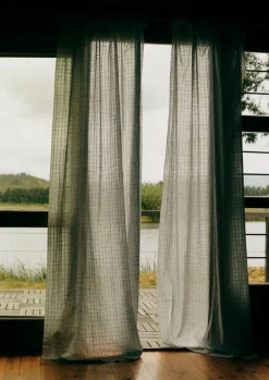 TOAST Textiles|Curtains*Hand Woven Space Dye Curtain Set