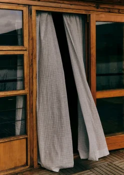 TOAST Textiles|Curtains*Hand Woven Space Dye Curtain Set