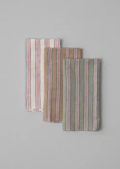 TOAST Textiles|Tableware*Hand Woven Stripe Napkin Set