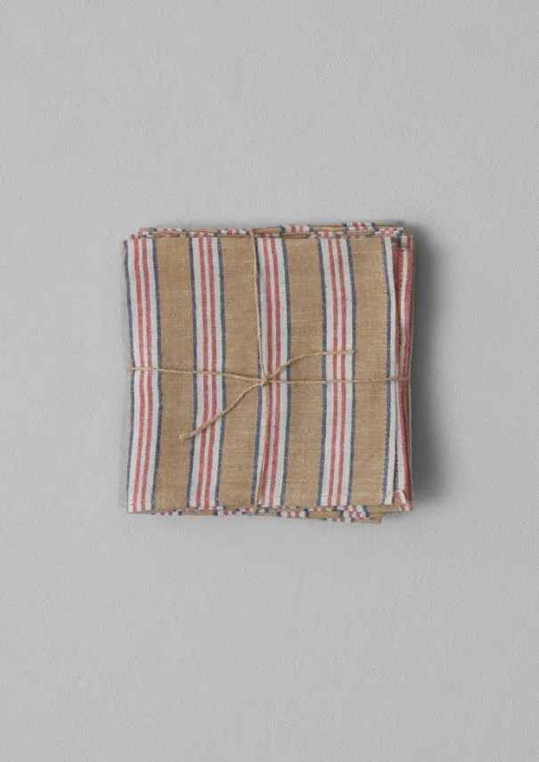 TOAST Textiles|Tableware*Hand Woven Stripe Napkin Set