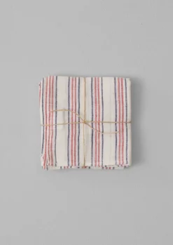 TOAST Textiles|Kitchen*Hand Woven Stripe Napkin Set