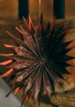 TOAST Christmas Decorations*Hanging Lokta Paper Star Set