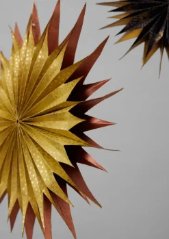 TOAST Christmas Decorations*Hanging Lokta Paper Star Set