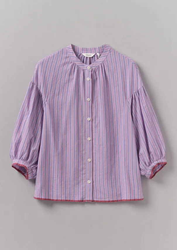 Women TOAST Shirts|Tops & Tees*Harmony Stripe Hand Woven Mulmul Shirt