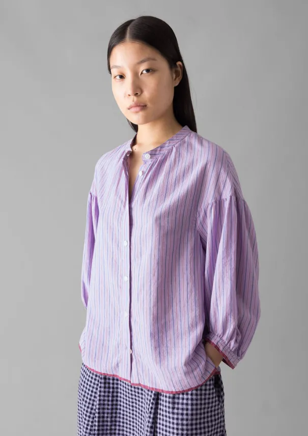 Women TOAST Shirts|Tops & Tees*Harmony Stripe Hand Woven Mulmul Shirt