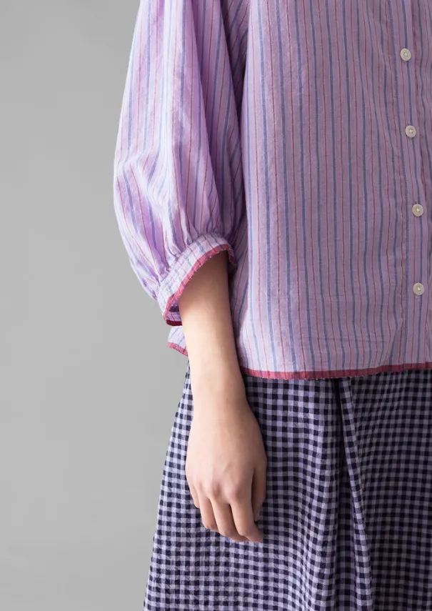 Women TOAST Shirts|Tops & Tees*Harmony Stripe Hand Woven Mulmul Shirt
