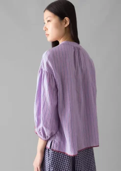 Women TOAST Shirts|Tops & Tees*Harmony Stripe Hand Woven Mulmul Shirt