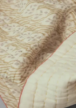 TOAST Textiles|Blankets & Throws*Harvest Block Print Cotton Quilt