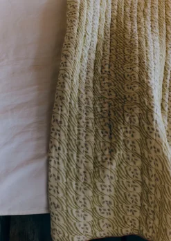 TOAST Textiles|Blankets & Throws*Harvest Block Print Cotton Quilt