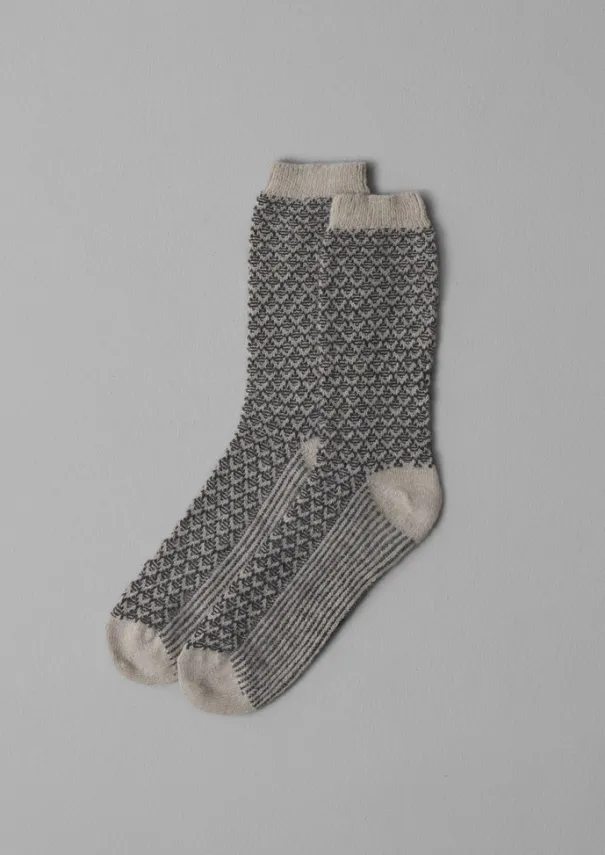 Women TOAST Socks & Tights*Honeycomb Stitch Wool Socks