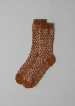 Women TOAST Socks & Tights*Honeycomb Stitch Wool Socks