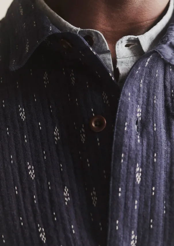 TOAST Shirts*Running Stitch Overshirt