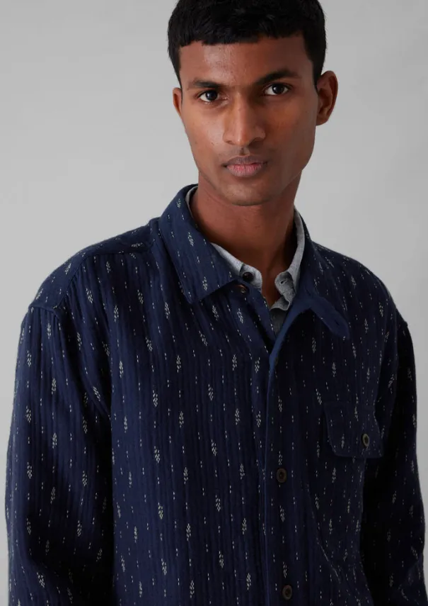 TOAST Shirts*Running Stitch Overshirt