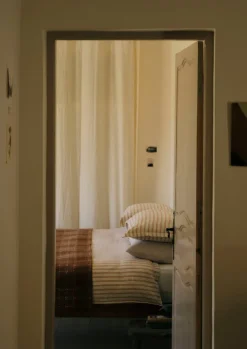 TOAST Textiles|Bed Linen*Ines Flannel Stripe Cotton Duvet Cover