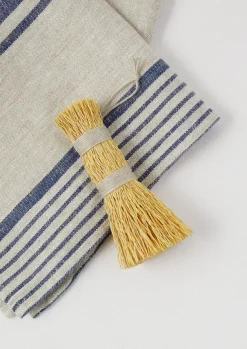 TOAST Aprons & Tea Towels*Irregular Stripe Linen Tea Towel