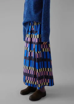 Women TOAST Skirts*Isobel Harvey Asymmetric Check Print Skirt