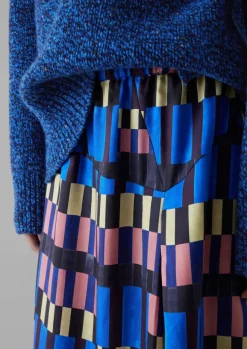 Women TOAST Skirts*Isobel Harvey Asymmetric Check Print Skirt