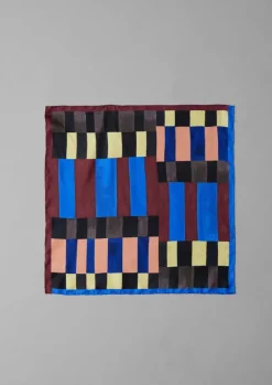 Women TOAST Hats, Scarves & Gloves*Isobel Harvey Silk Check Print Bandana