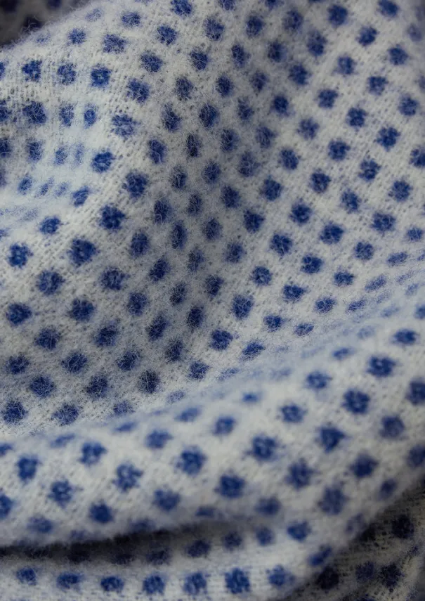 TOAST Textiles|Blankets & Throws*Jacquard Dot Wool Blanket