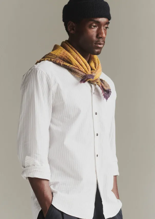 TOAST Workwear|Shirts*Jacquard Stripe Shirt