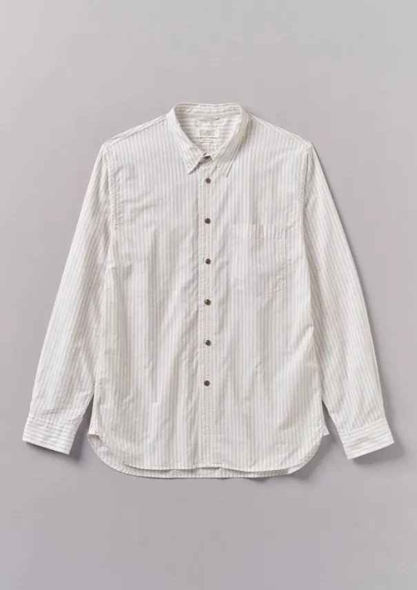 TOAST Workwear|Shirts*Jacquard Stripe Shirt