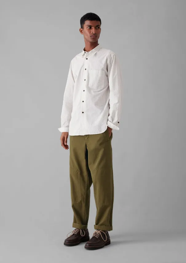 TOAST Workwear|Shirts*Jacquard Stripe Shirt