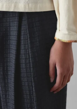 Women TOAST Trousers*Jude Check Wool Trousers