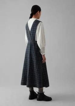 Women TOAST Dresses*Kantha Stitched Wrap Pinafore Dress