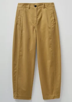 Women TOAST Trousers*Kathe Flat Front Cotton Twill Trousers