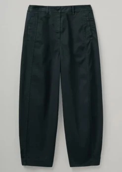 Women TOAST Trousers*Kathe Flat Front Cotton Twill Trousers