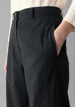Women TOAST Trousers*Kathe Flat Front Cotton Twill Trousers