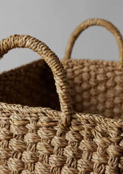 TOAST Baskets*Large Chatai Weave Hogla Basket