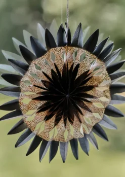 TOAST Christmas Decorations*Large Dip Dyed Lokta Paper Rosette Set