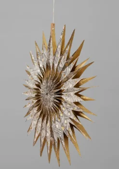 TOAST Christmas Decorations*Large Hanging Lokta Paper Star