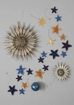 TOAST Christmas Decorations*Large Hanging Lokta Paper Star