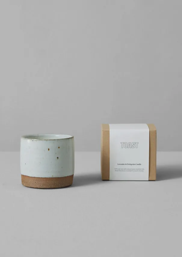 TOAST Candles & Holders*Lavender and Petitgrain Scented Candle