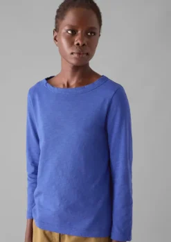 Women TOAST Jersey|Tops & Tees*Lia Garment Dyed Boat Neck Tee