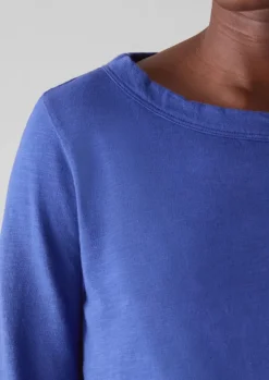 Women TOAST Jersey|Tops & Tees*Lia Garment Dyed Boat Neck Tee