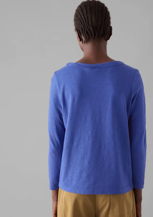 Women TOAST Jersey|Tops & Tees*Lia Garment Dyed Boat Neck Tee